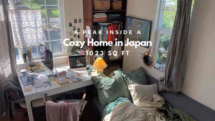Inside a maximalist's 1023 sq ft cozy home in Japan
