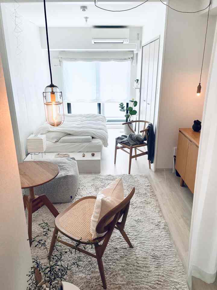 🇯🇵 元インテリアデザイナー/シンプリストの余白を愛する1Rインテリア