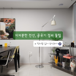 지저분한 전선, 공유기 정리 꿀팁(정리함 없이!) 소개