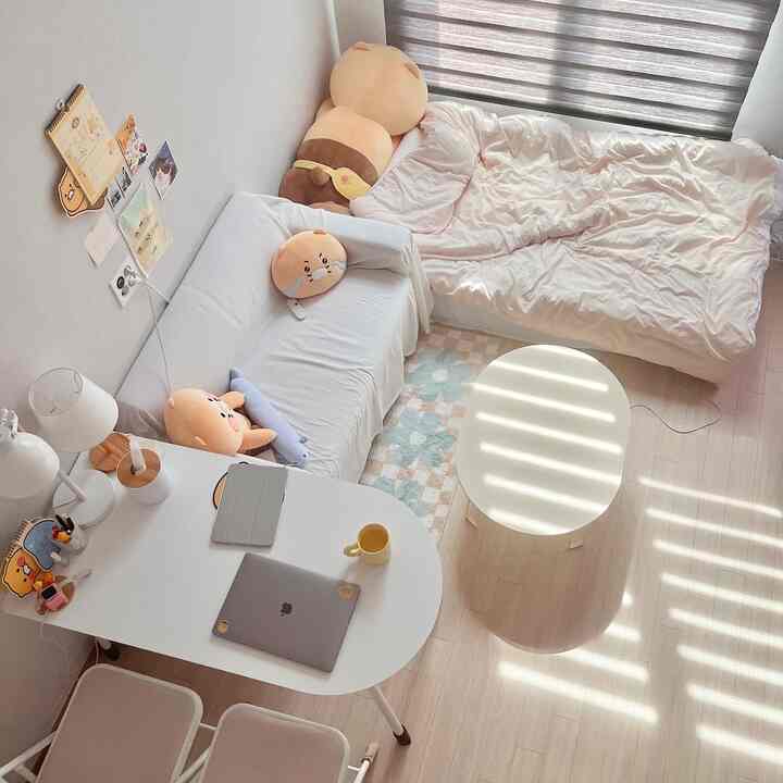 🇰🇷 ロフト付き：子供っぽくないキャラクターグッズの飾り方