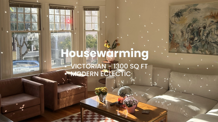 Inside 1300 sq ft of a modern eclectic apartment with vintage charm