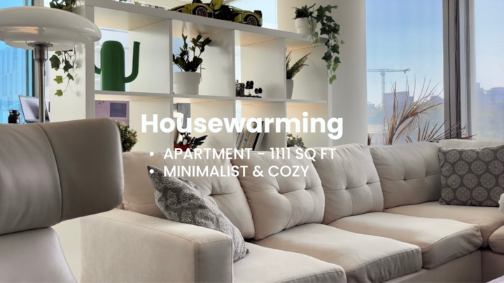 Inside a minimalist's elegant 1000 sq ft apartment