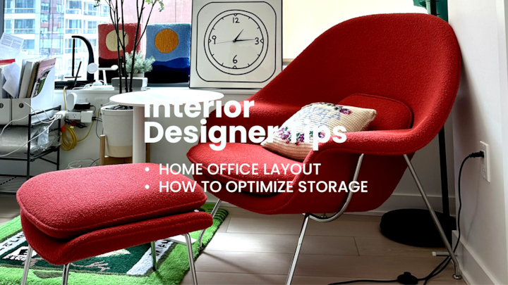 WFH perfection: interior design tips for optimal storage and layout