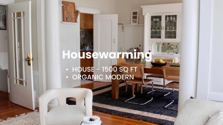 Inside a victorian 1500 sq ft home tour with an organic modern flair