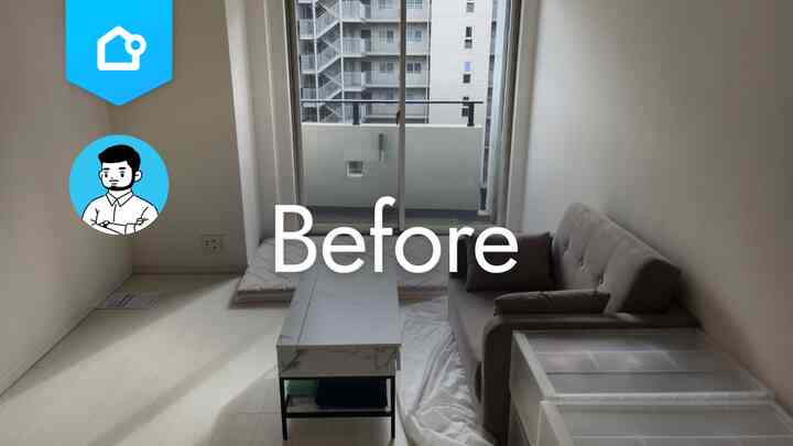 📃 【特集/解説付き】予算5万円で1K7畳を3つの空間に！#一人暮らし #大学生 #カラーコーディネート