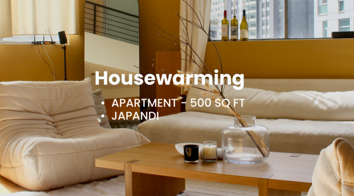 Experience Japandi style: a serene 500 sq ft loft apartment tour