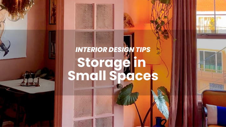 Recommendations for optimizing storage and minimize clutter in an aesthetic way