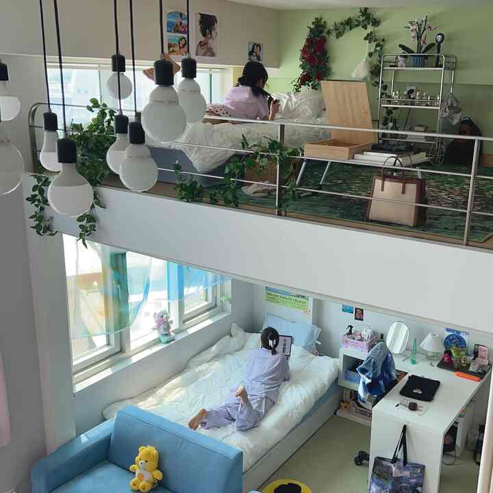 🇰🇷 ロフト付き1LDKで仲良し二人がルームシェア