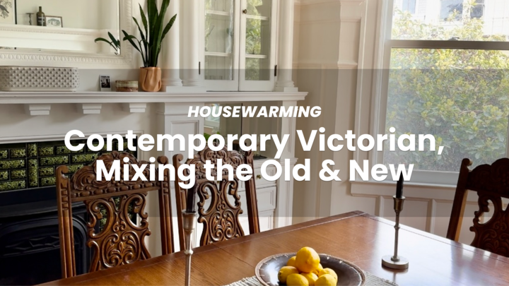 Inside a 1560 sq ft Victorian home with a modern touch