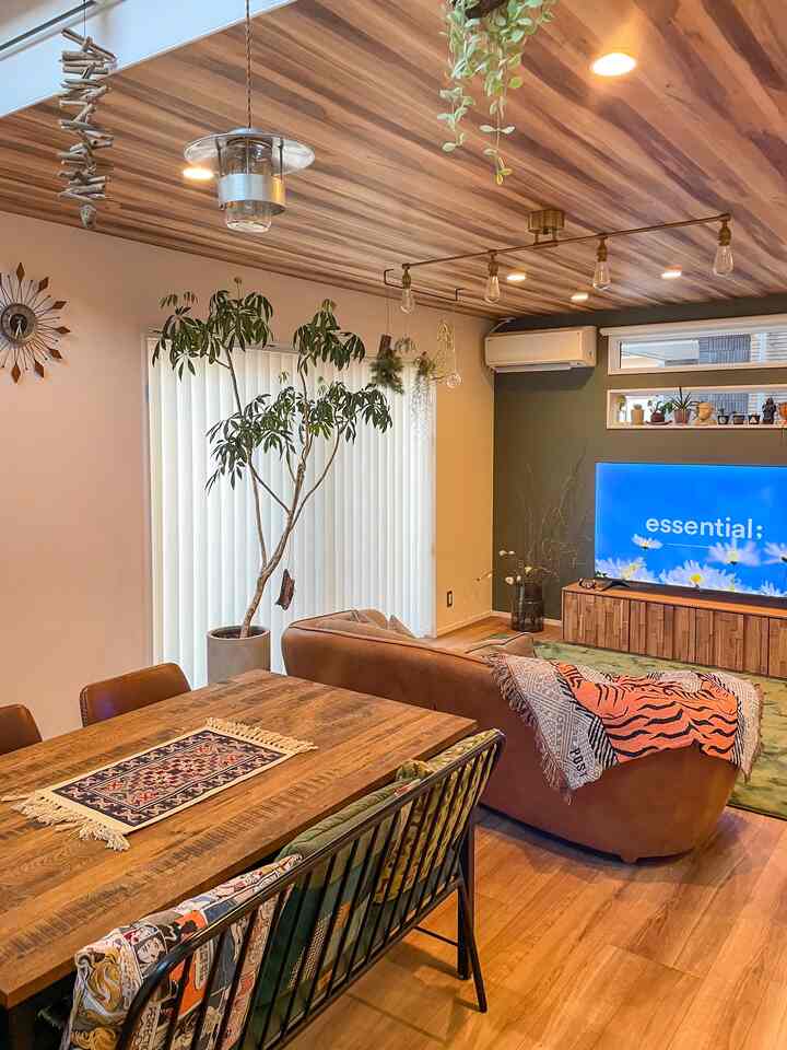 🇯🇵 個性派インテリアと植物に囲まれた3LDK+BOXの暮らし