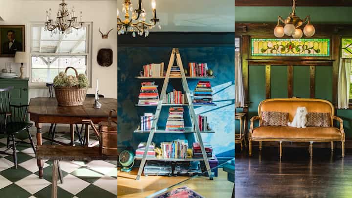 Step inside 3 Bridgerton-esque homes that embrace vintage