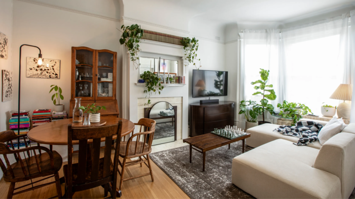 City Living: Inside a graphic designer & vintage curator’s 620 sq ft apartment