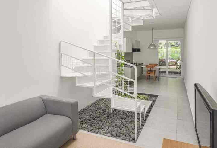 Rumah Kebun 3,5 Meter untuk Keluarga Kecil