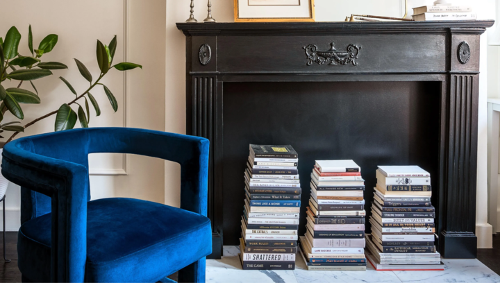 Recommendations on how to style and decorate unusable fireplaces