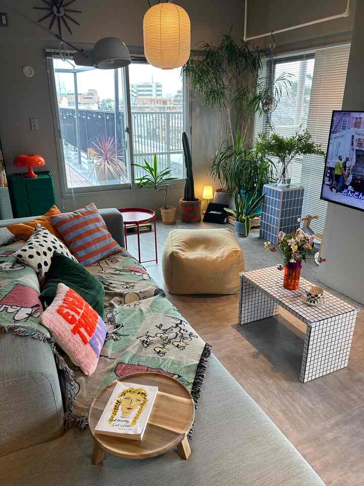 🇯🇵 中古マンションBefore&After💐カラフルインテリアと花のある生活