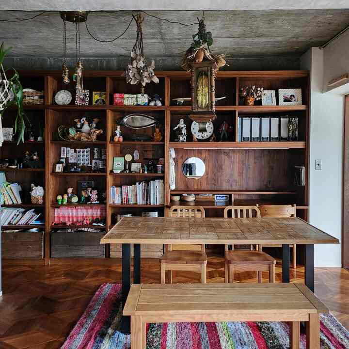 🇯🇵 植物とコレクションに囲まれた家族と暮らす空間