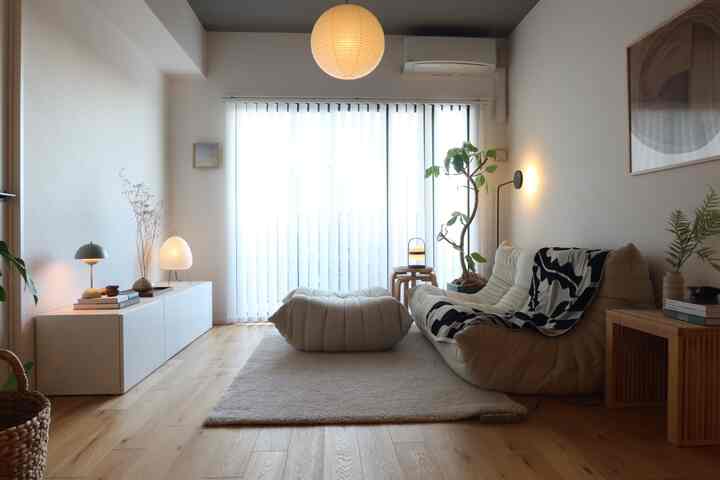 🇯🇵 3LDK｜ぬくもりと手触り感のある北欧×和のインテリア