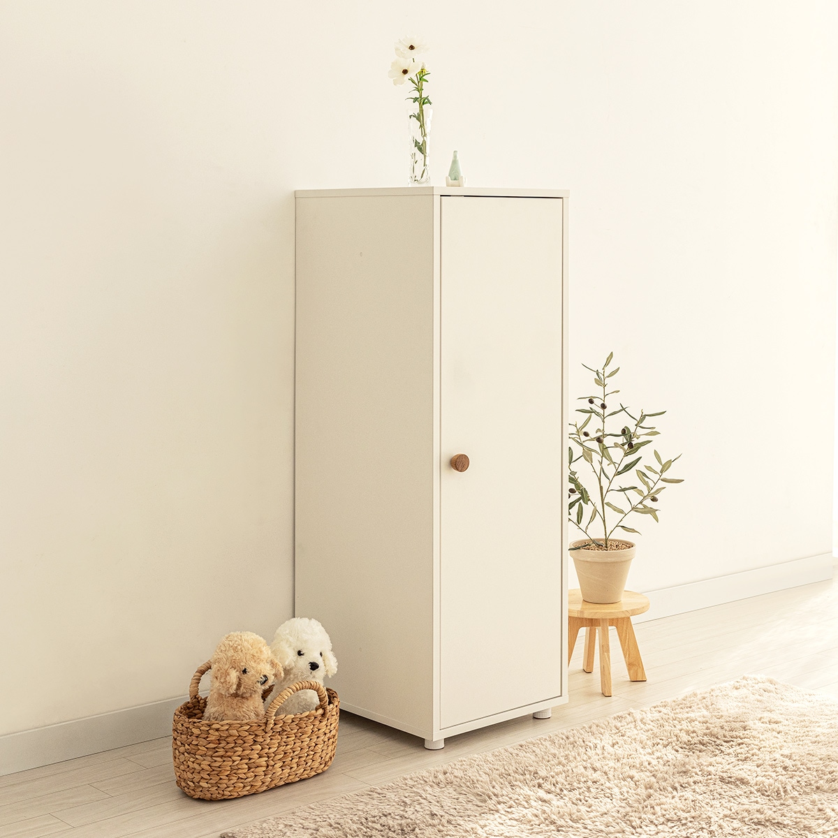 [신상품]라샘 루시 400 틈새 아기옷장 키즈 베이비장 IH25004