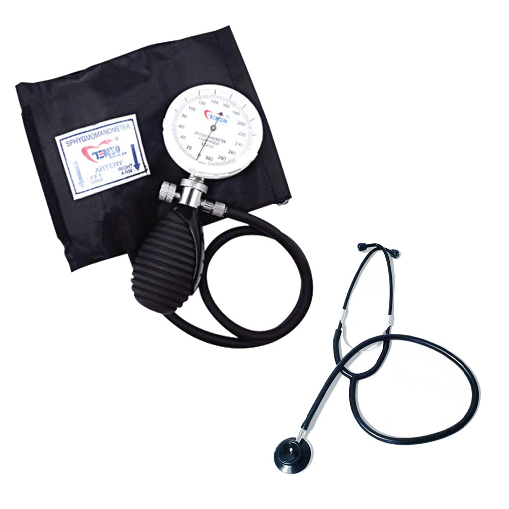 텐소 아네로이드 메타 혈압계 TS-DIA02021 + 양면청진기 TS-DIA01014