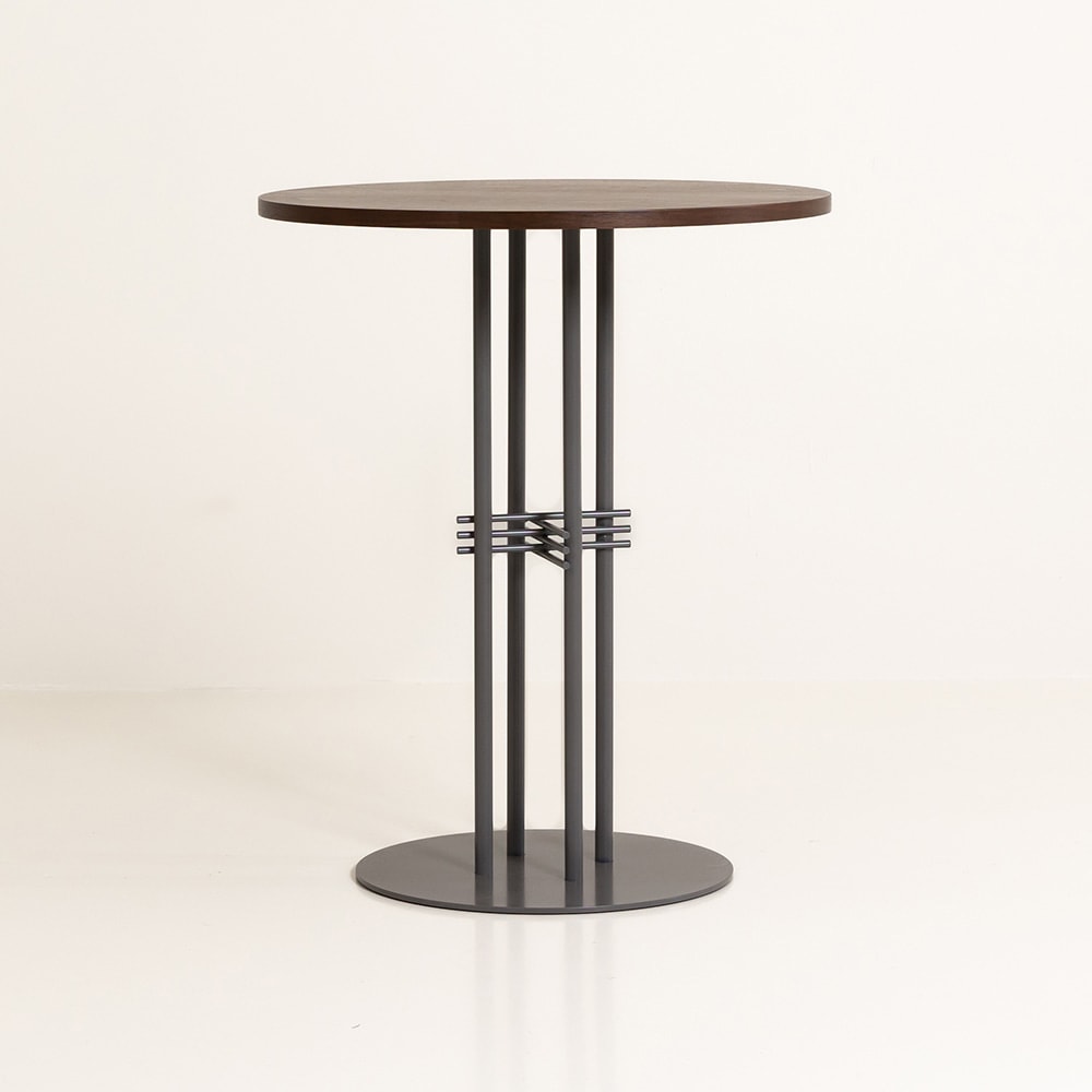 벤티스가구 데온 다이닝 원형 테이블 모던 디자인 고급(600/월넛)