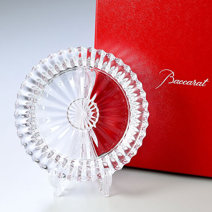 [신상품]baccarat [해외] 밀뉴이 MILLE NUITS 장식 접시 소형 트레이 플레이트 13cm