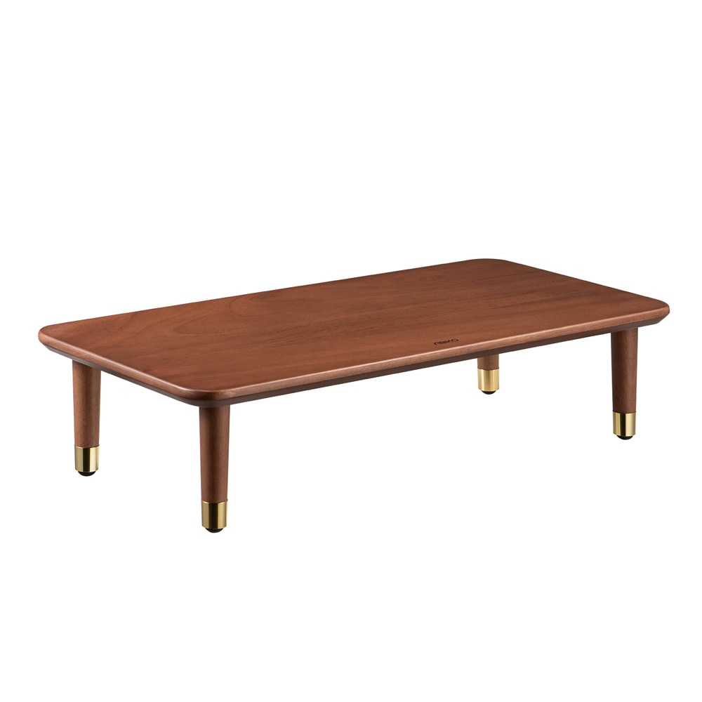 앱코 AMS11S 싱글 원목 모니터 스탠드 