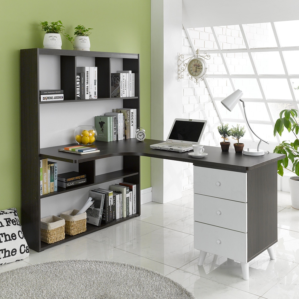 장인가구 스킴 책장형 160cm 학생 서재용 컴퓨터 책상 