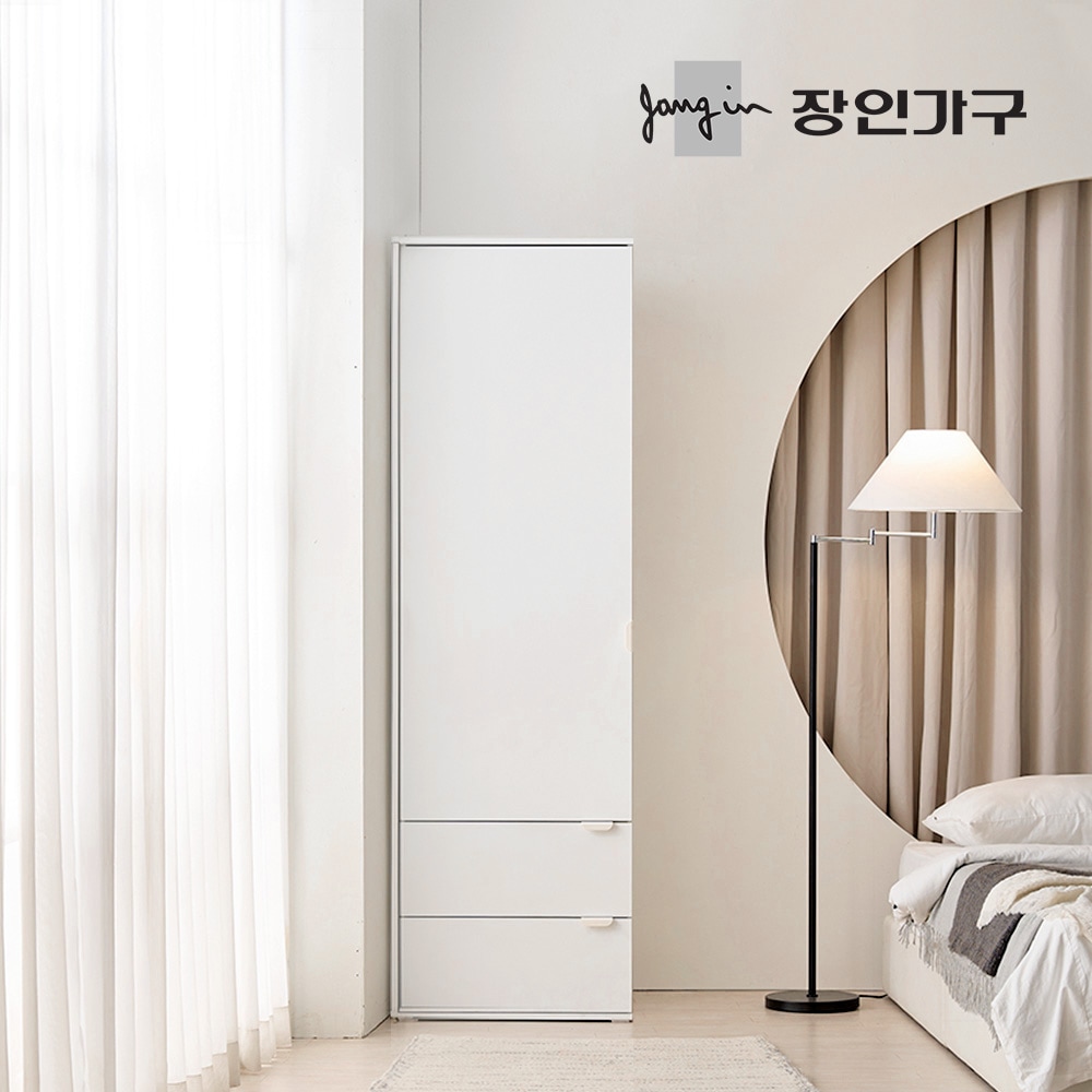 장인가구 코라 E0등급 2단서랍 옷장 600 