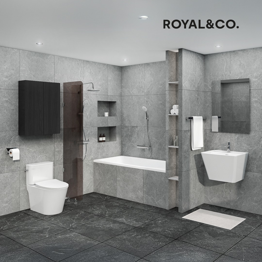 로얄앤컴퍼니 로얄앤코 포세린 타일 욕실리모델링 - 모드 센 