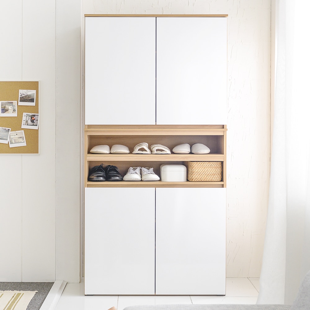 퍼니하우스 디오 대형 2단신발장 800 현관 아파트 수납장 3colors 