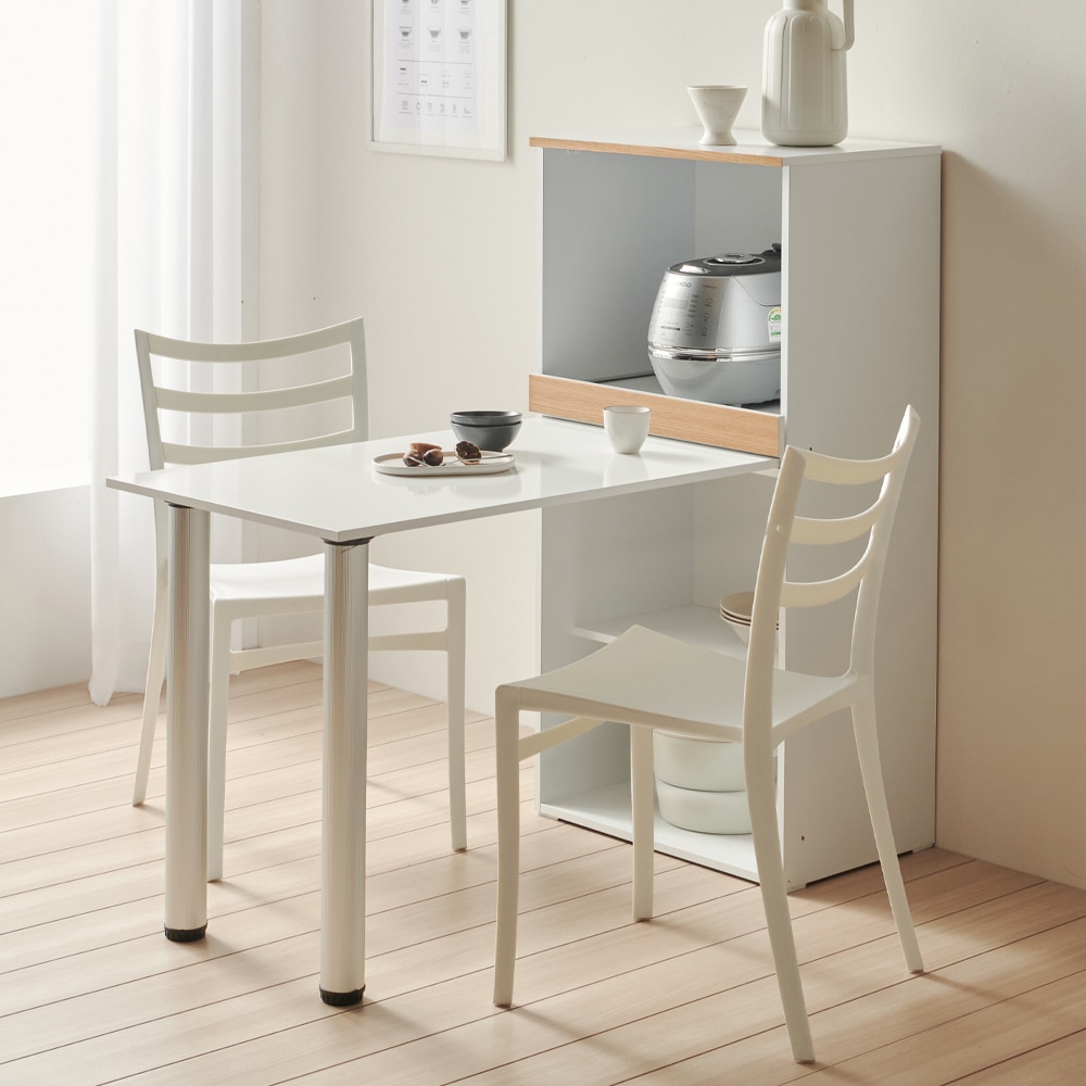 퍼니하우스 헤븐 1200 전자렌지 밥솥 수납장 식탁렌지대 주방식탁 