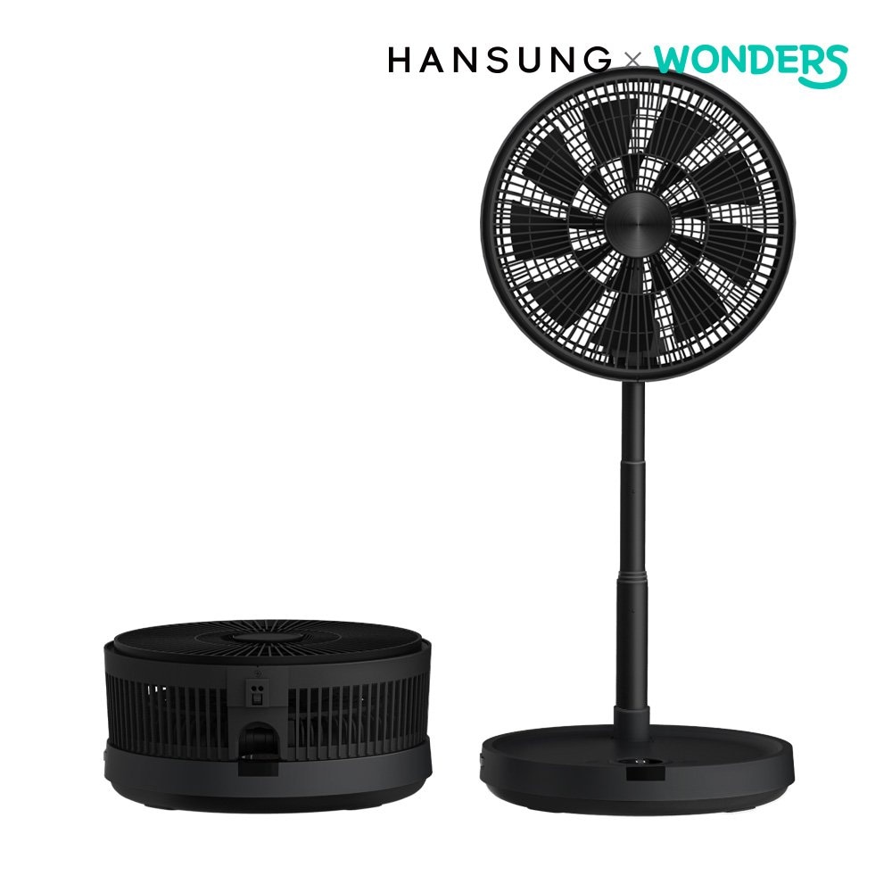 원더스 브리즈킹 WF90 접이식 폴딩 무선선풍기 탁상용/캠핑용
