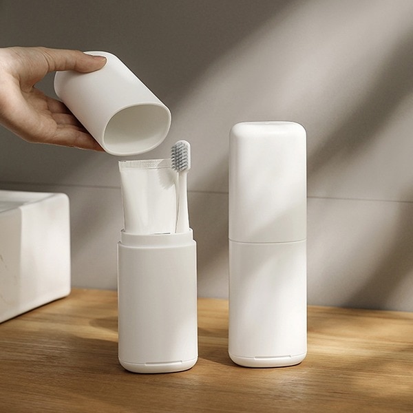 히키스 직장인 학생 사무실 여행용 칫솔 치약 휴대용 케이스