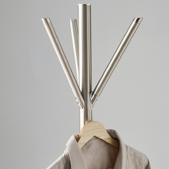 한샘 바인 트리 스탠드 행거 실버 