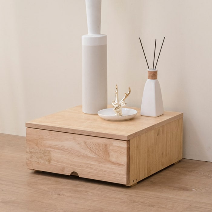 숨결 코코로니 미니서랍장 1단 원목 협탁 40cm 