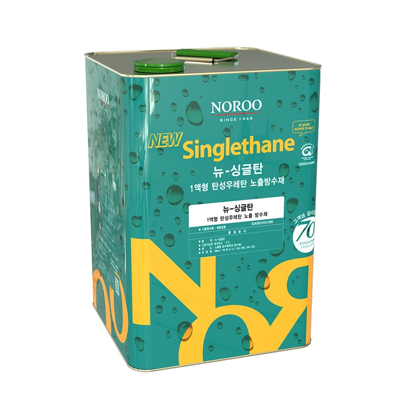 노루페인트 노루표 옥상방수 우레탄 옥상우레탄 방수 페인트 방수액 싱글탄 16kg - [우레탄 신나] 17L