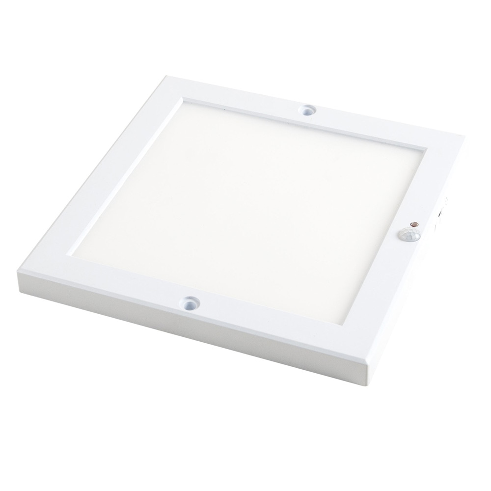 우리조명 장수램프 8인치 LED 엣지 20W 사각 센서등 무타공 