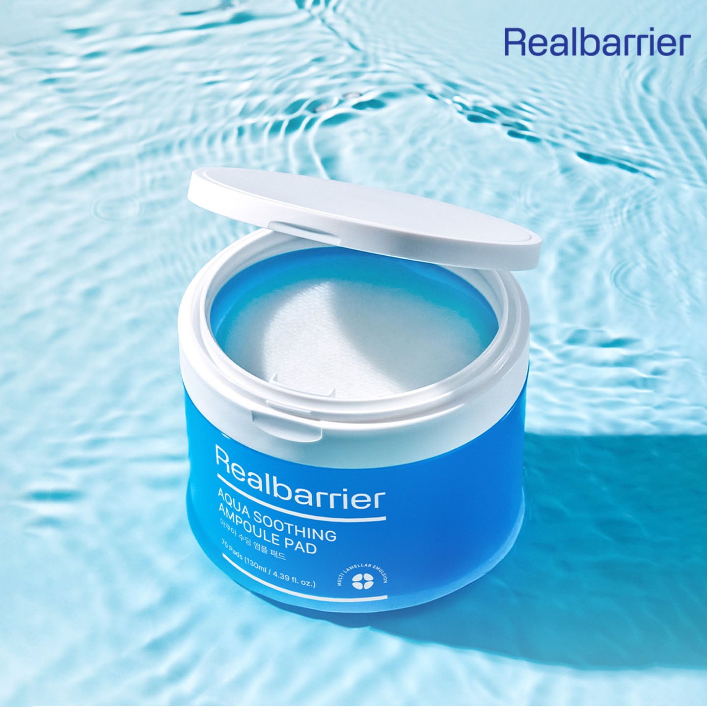 리얼베리어 아쿠아 수딩 앰플 패드 130ml _NE