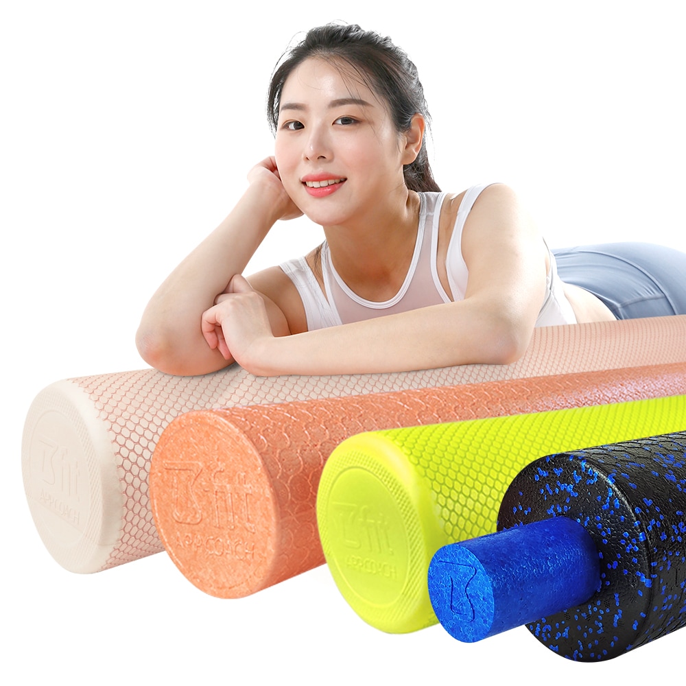 비핏 EVA 롱 90cm 요가필라테스 하드마사지 폼롤러 스트레칭 홈트레이닝