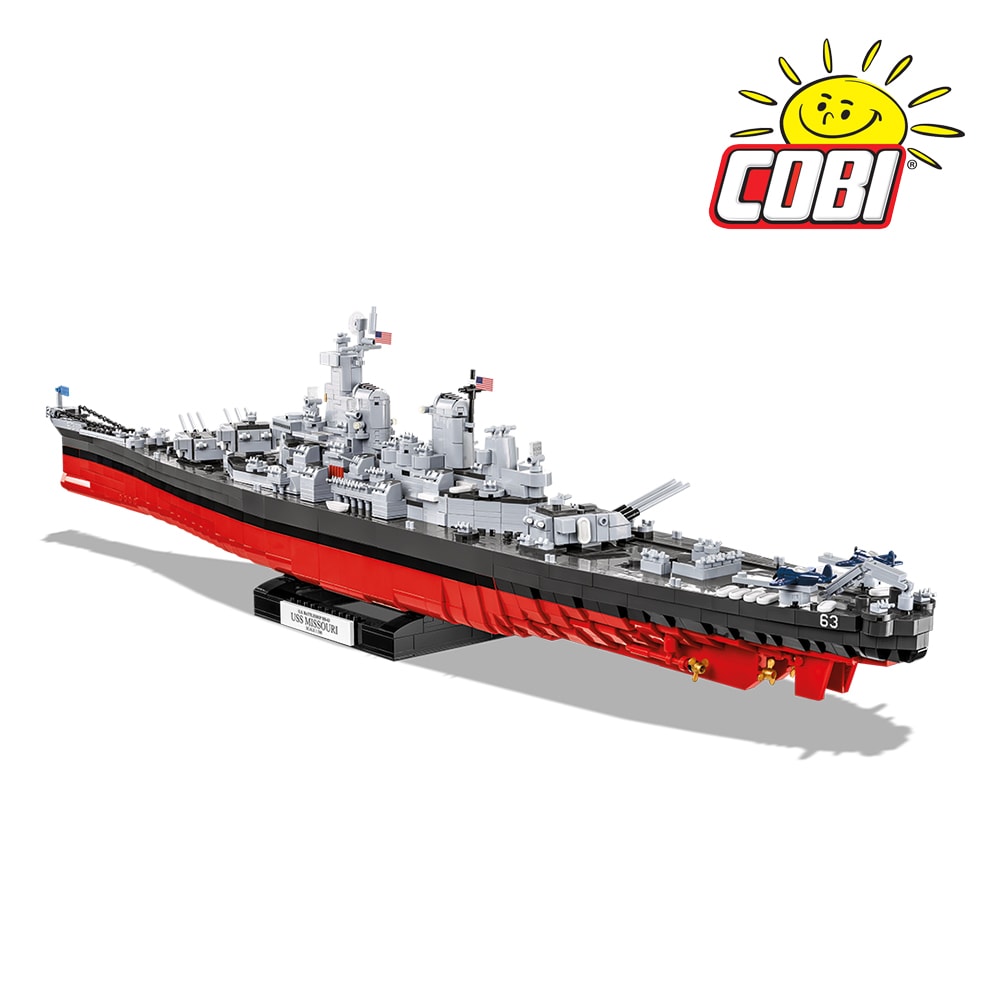 [신상품]코비 전시 항공모함 전함 군함 모형 미국 MISSOURI BATTLESHIP 4837