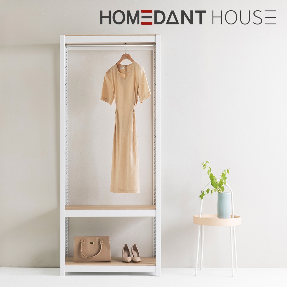 홈던트하우스 조립식 시스템 행거 드레스룸 선반 옷걸이 400x400x1200(h)-3단(행거1) 