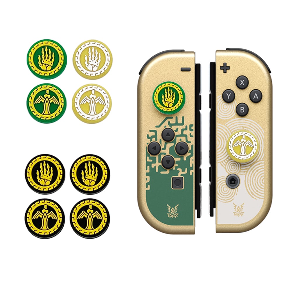 [오늘출발][신상품]업마켓 닌텐도 스위치 조이콘 스틱커버 키 캡 아키토모 젤다의전설 티어스오브더킹덤 토템