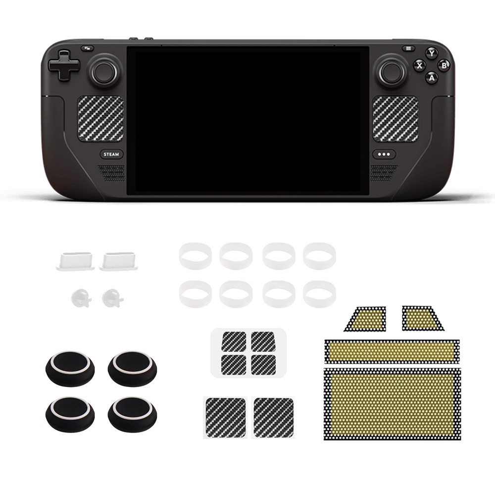 업마켓 스팀덱 OLED 갈림방지 먼지방지 필터 캡커버 아키토모 올케어세트