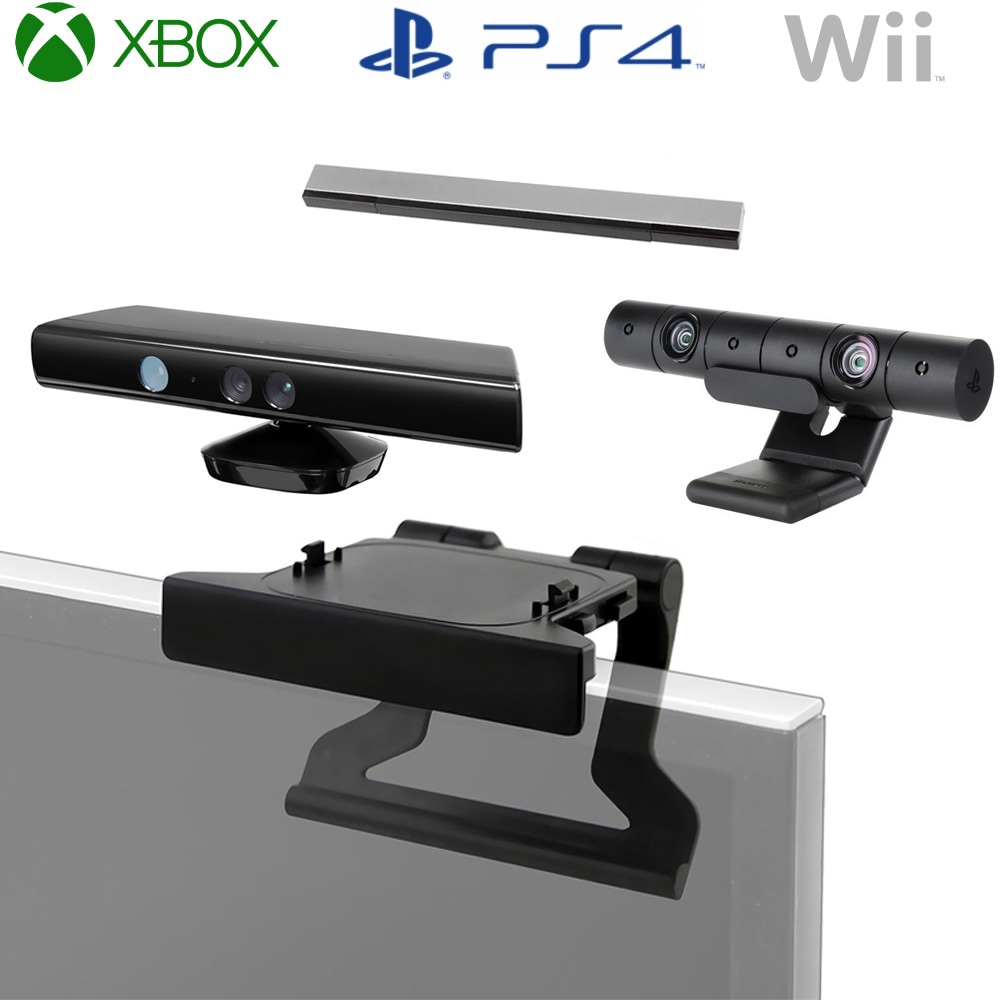 업마켓 XBOX360 키넥트 Wii 모션센서 PS4 카메라 호환 TV 모니터 거치대 스탠드 브라켓