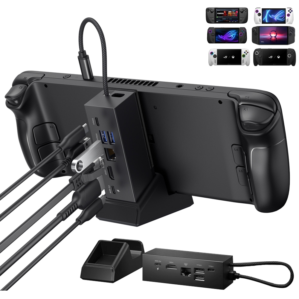 업마켓 스팀덱 독 모듈러 도킹스테이션 JSAUX ROG XBOX ALLY 리전고 UMPC