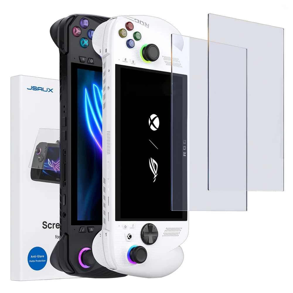 업마켓 ROG XBOX Ally X 필름 JSAUX 엑갈리 저반사 강화유리 액정보호필름 2매