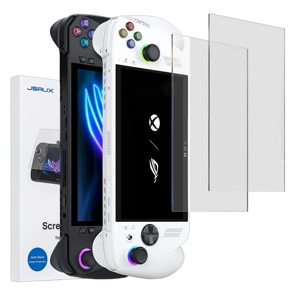 업마켓 ROG XBOX Ally X 필름 JSAUX 엑갈리 고투명 강화유리 액정보호필름 2매