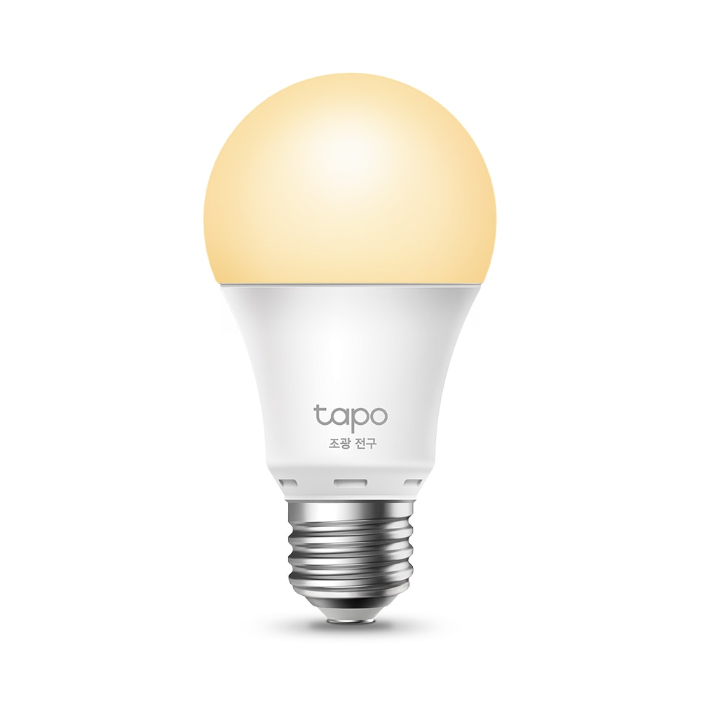 올루미 스마트 Wi-Fi 조광 전구 Tapo L510E 전구색(노란빛) 