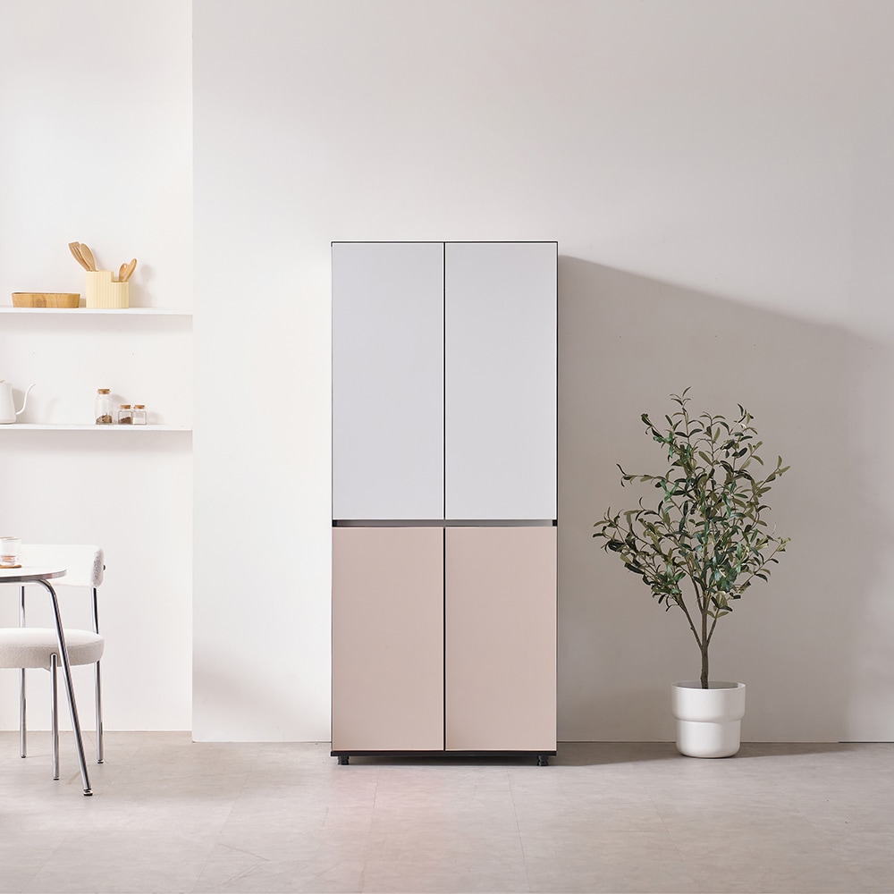 [신상품] 사사가구 E0 헤라 800 8단 다용도 키큰 주방수납장