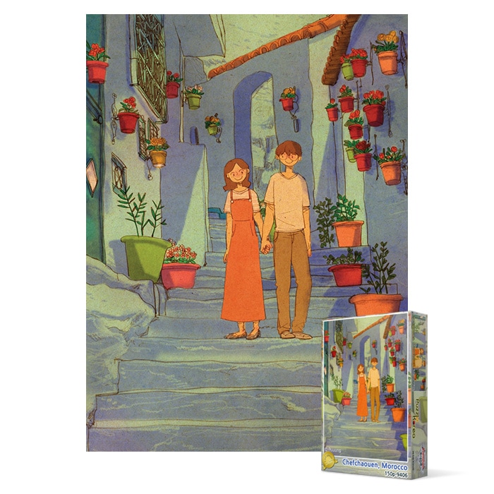 퍼즐사랑 150피스 직소퍼즐 - 모로코 쉐프샤오엔